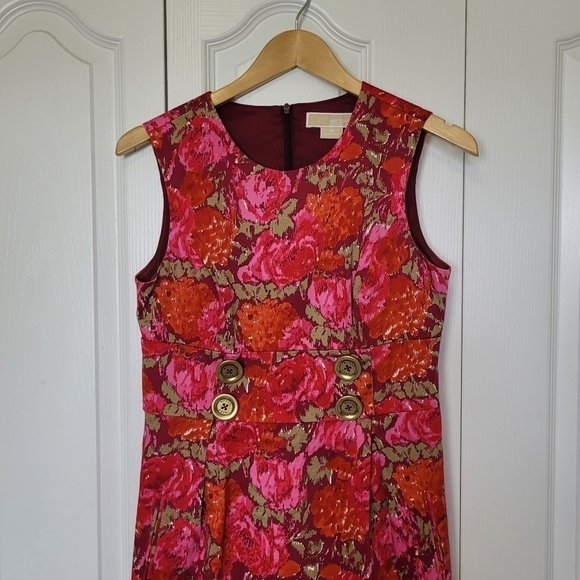 Micheal Kors Floral Lined Dress - Picture 11 of 11